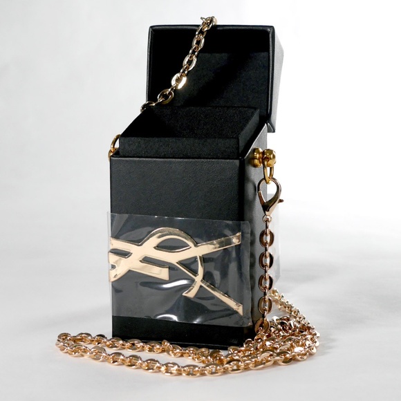 YSL Yves Saint Laurent Box Bag Crossbody Purse NEW - Picture 3 of 9